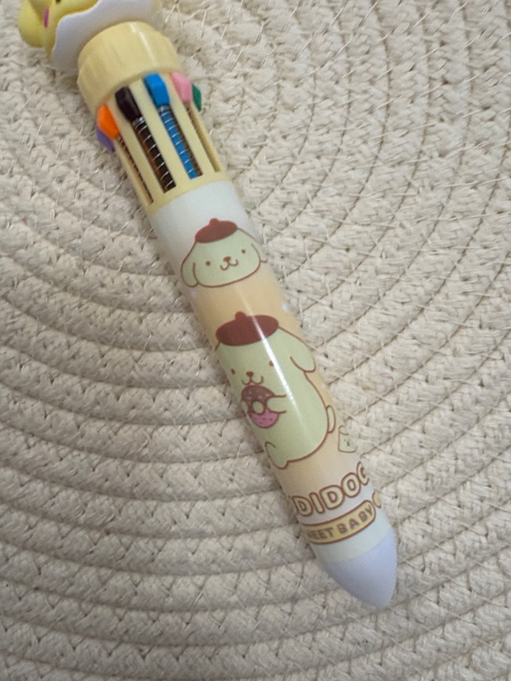 Pompompurin Multi-Color Retractable Gel Pen - Yellow - Picture 3 of 9